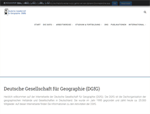 Tablet Screenshot of geographie.de